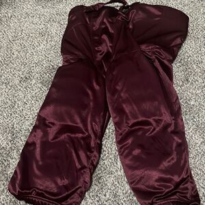 Football Pants - Burgundy Maroon - Adult Large - EUC -
